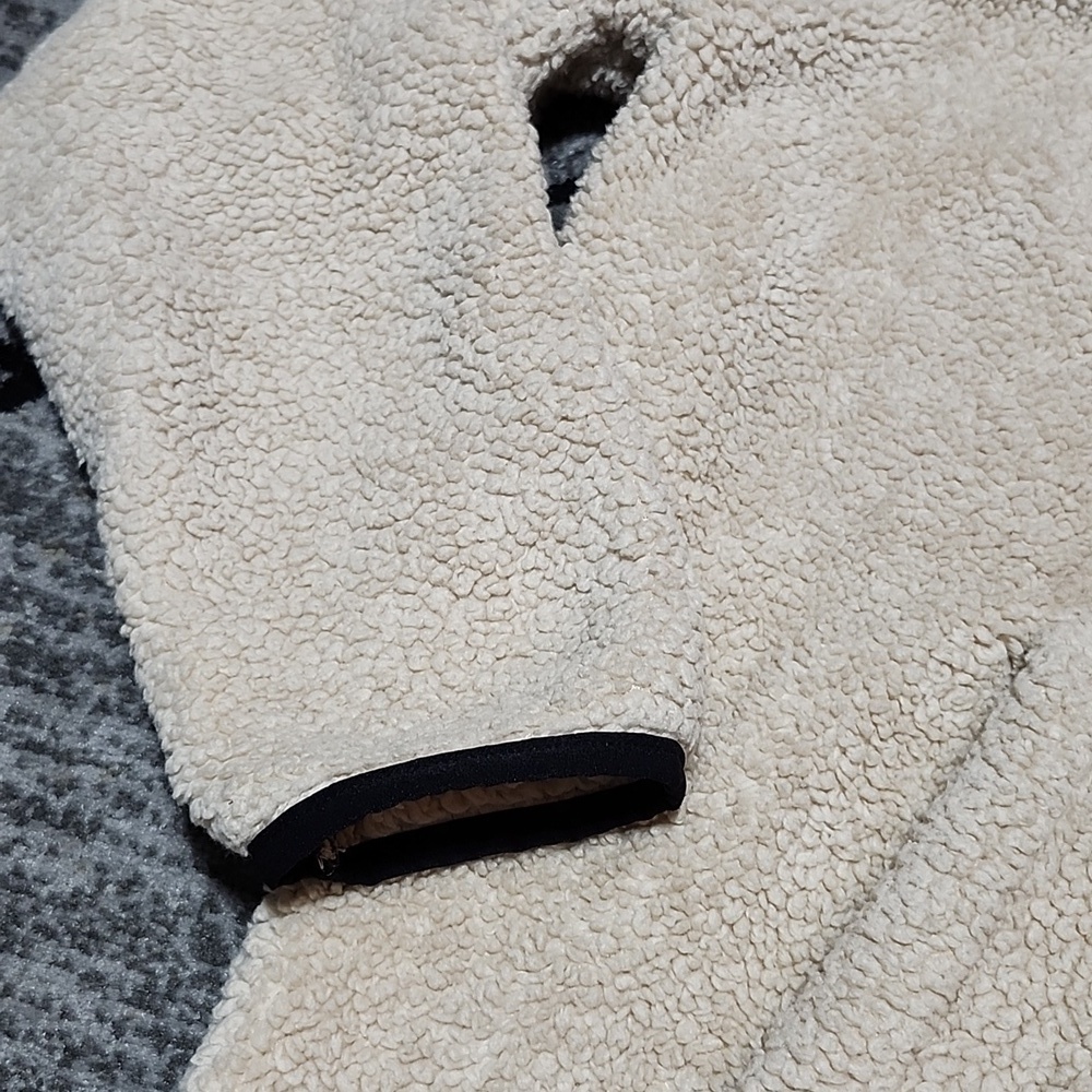 VS PINK 2019 POCKET QUARTER-ZIP SHERPA JACKET - Picture 4 of 13